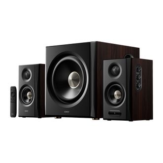 漫步者/EDIFIER  2.1有源音箱 双金标认证蓝牙电脑音响S201MKII 无线遥控低音炮