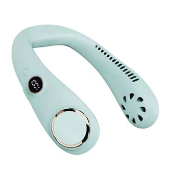 艾青春  挂脖风扇随身便携式USB充电无叶小风扇手持挂颈懒人长续航静音迷你电风扇 N20