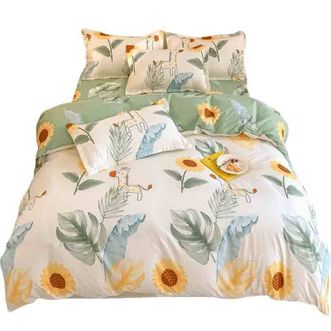 罗曼罗兰/ROMROL  芦荟棉四件套 阳光小鹿200*230cm