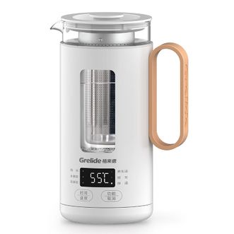 格来德/Grelide  养生壶电水壶烧水壶智能煮水壶耐高温玻璃0.5L迷你养生杯G105E