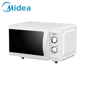 美的/Midea  20L迷你小型家用微波炉360度转盘式侧拉门旋钮高温杀菌M1-L213B