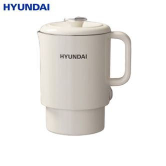 HYUNDAI  便携式电热水壶APL-0601折叠水壶一壶多用304不锈钢0.6L大容量600w大功率烧水壶