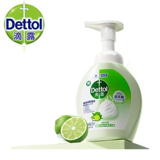 滴露/Dettol  泡沫洗手液青柠香型250ml 抑菌儿童洗手液泡泡保湿