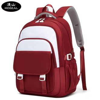 漫山/MOSEAL  书包学生生日礼物 简约无性别设计双肩包MS-24121
