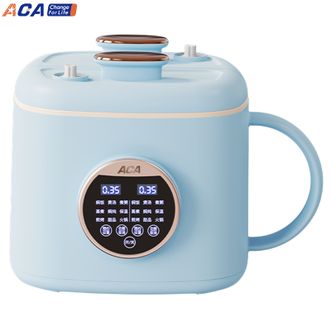 北美电器/ACA  2L双胆电煮锅电火锅多功能锅 宿舍煮面煮粥煲汤电热杯涮锅多用途锅料理锅电炖锅煮面锅电热锅ALY-G20FB41D蓝色