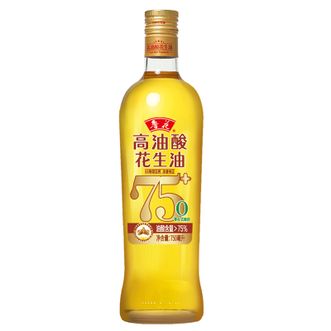 鲁花高油酸花生油750ml