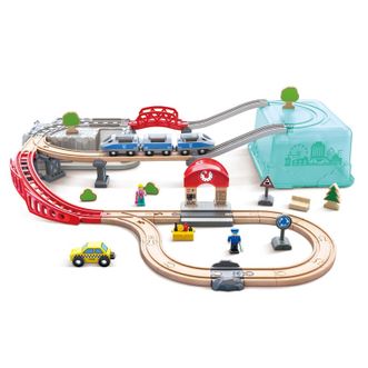 Hape  火车轨道城市街景收纳套 E3771