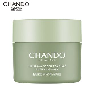 自然堂/Chando  喜马拉雅茶泥净颜清洁面膜100g 改善黑头油脂控油