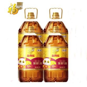 福临门  金阙谣 食用油 非转基因精选菜籽油5L 中粮出品×4桶