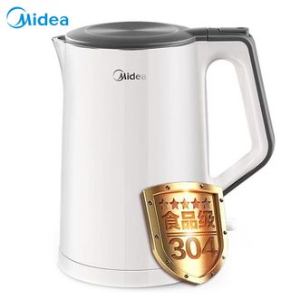 美的/Midea  电热水壶  食品级304不锈钢 双层防烫无缝内胆  SH15Colour102