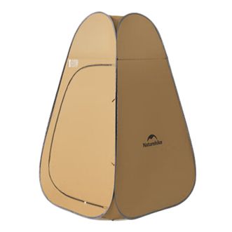 挪客（NatureHike）  折叠式轻便更衣帐篷户外露营便携沐浴洗澡移动厕所换衣服游泳 深咖/涂银
