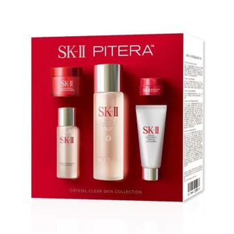 SK-II  限量版中样5件套洗面奶20g+清莹露30ml+神仙水75ml+大红瓶眼霜2.5g+大红瓶面霜15g