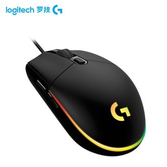 罗技（Logitech）G102二代游戏机械鼠标、RGB有线鼠标、轻量设计鼠标