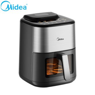 美的/Midea  家用6.5L蒸汽炎烤空气炸锅 MF-KZC6518