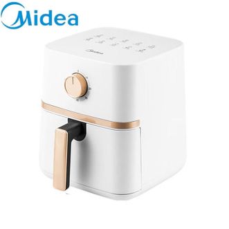 美的/Midea  空气炸锅4.2L家用电炸锅旋钮操作无油魔方炸锅KZE401X9