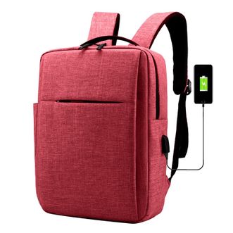 星迪威克  青少年必备背包 徒步旅行大容量包 搬家可用背包 双肩包638红色