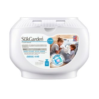 蔬果园/SukGarden  3D炫彩除螨除菌护色洗衣凝珠（浓缩强效型）10g*50颗/盒
