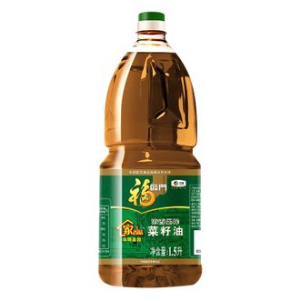 福临门  家香味浓香压榨菜籽油 1.5L家用食用油