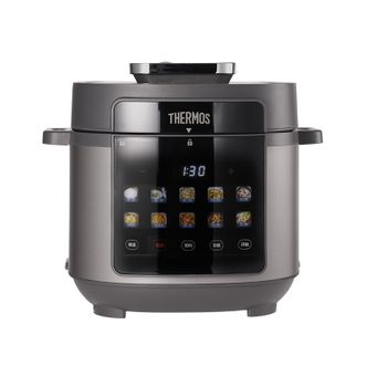 膳魔师（THERMOS）  电压力锅电高压锅家用压力锅大容量高压煮饭锅煲汤多功能一键排气电饭煲6L 【一锅多用】大屏防水触控 6L