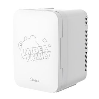 美的/Midea  车载冰箱车家两用学生宿舍小型办公室电子冰箱 8L DC-8D01MF