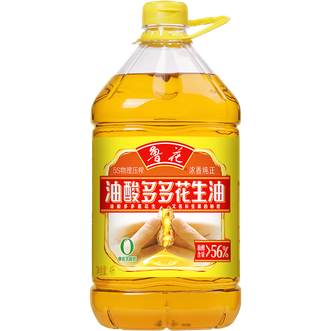 鲁花  食用油油酸多多花生油 4L   CP001537
