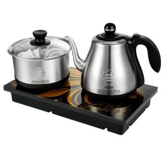 新功/Seko  W60全自动上水电热水壶煮水壶茶台烧水壶一体家用茶桌热水壶