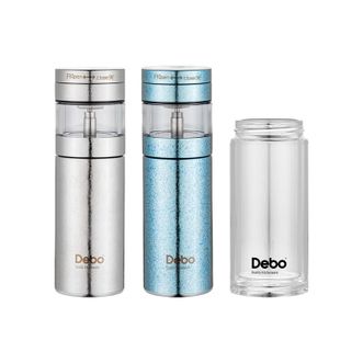 德铂（Debo）  罗顿纯钛泡茶杯 长效锁温保温保冷 300ml