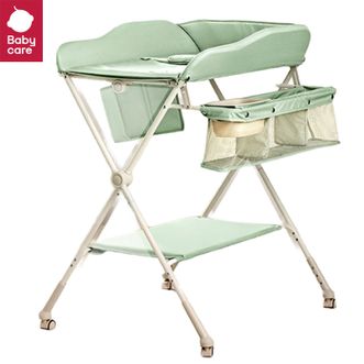 babycare  新生儿多功能可折叠尿布台护理台抚触洗澡便携婴儿床