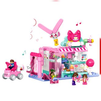 布鲁可 大颗粒积木 过家家-我家的甜品店 益智拼装积木玩具 女孩生日礼物