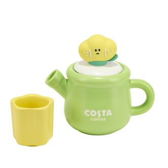 COSTA  陶瓷茶壶茶水分离杯女生日礼物玻璃茶具杯壶组合 茶滤杯壶组合 CDSJ24022-GR 绿色