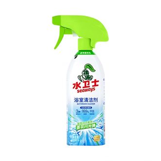 水卫仕/SEAWAYS  浴室清洁剂除垢净亮祛味除菌浴室清洁剂-带喷头1瓶500g  cjsws41109-ZS