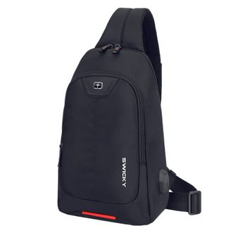 瑞驰/SWICKY  男士胸包商务单肩斜挎包 55001