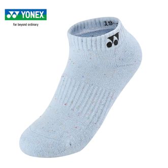 尤尼克斯（YONEX）  儿童羽毛球袜 运动袜 加厚滑吸汗舒适 毛巾底  浅灰蓝消臭抗菌 短筒  345014BCR  均码22-25