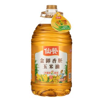 仙餐 金御香胚玉米油5L 食用油 非转基因 物理压榨