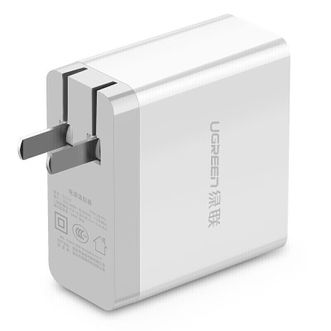 绿联（UGREEN）  CD147 多口充电头四口USB插座苹果安卓充电器折叠插头通用苹果华为小米手机iPad电源适配器 20379