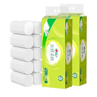 心相印  云感70克20粒装四层立体压花无芯卫生纸