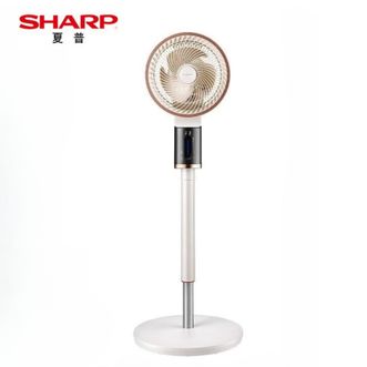 夏普/Sharp  3D摇头空气循环扇遥控电风扇家用摇头电扇换气扇循环对流风扇落地扇 PJ-CD412A