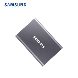 三星/Samsung  T7-太空灰 2TB Type-c USB 3.2  移动固态硬盘（PSSD） NVMe传输速度1050MB/s 手机直连笔记本外接