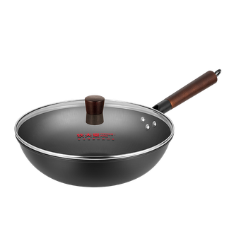 炊大皇（COOKER KING）  韵味不锈精铁炒锅家用无涂层炒菜锅不粘锅32cm KA60594