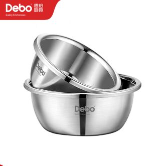 Debo  德铂劳伦特厨房用具不锈钢盆筛组合