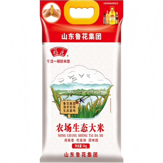 鲁花 福花农场生态米 苏北大米软香米稻花香大米煮粥煮饭 5kg 鲁花 福花农场生态米 苏北大米软香米稻花香大米煮粥煮饭 5kg