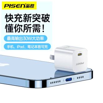 品胜（PISEN)  PD30W氮化镓充电器 适用苹果手机平板快充 标准版