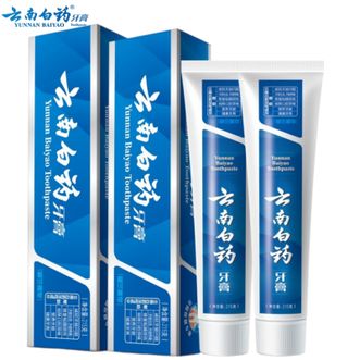 云南白药  经典留兰香型牙膏215克*2支