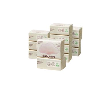 Bc Babycare  云柔巾婴儿纸巾新生宝宝 新生儿用保湿柔乳霜面巾抽纸加厚乳霜纸 【家用囤货】 12包装  原生木浆