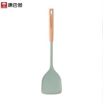 康巴赫  静厨系列防烫系列榉木硅胶锅铲 硅胶铲勺护锅铲单把KSC-GC01