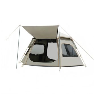探险者（TAN XIAN ZHE）  六角帐篷钛黑涂银（卡其色） TXZ-1177