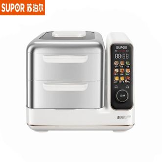 苏泊尔（SUPOR）  电蒸锅ZN30FC866 可拆洗分体式 多功能家用不锈钢电热锅 16L大容量双层蒸笼多用途锅