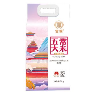 宫粮东北大米五常稻花香米5kg（袋装）
