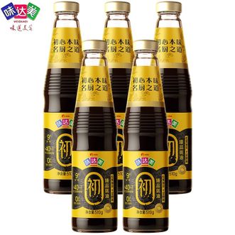 味达美  0%添加防腐剂初臻品蚝油×5瓶