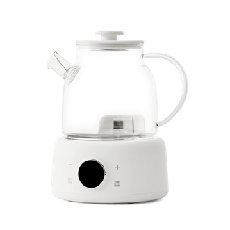 立时/olayks.   全玻璃养生壶1L煮茶壶煮茶器烧水壶（带炖盅+茶漏）OLK-06-09